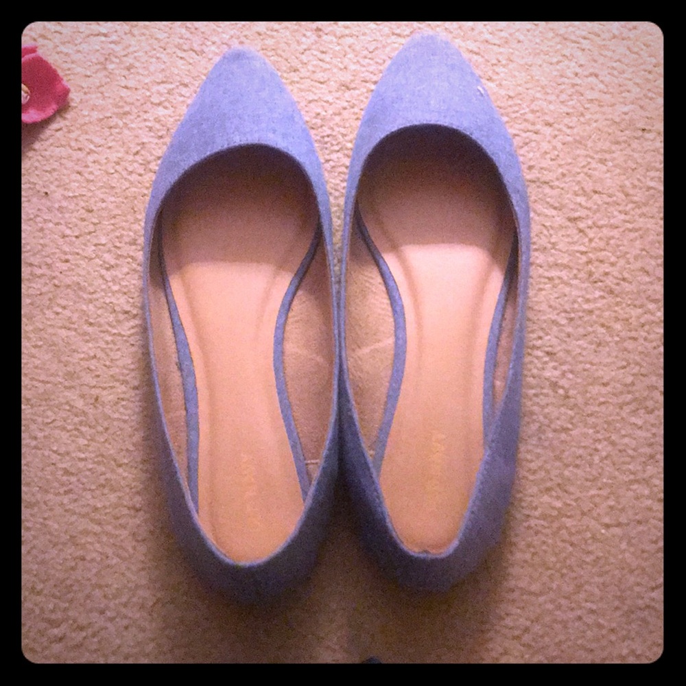 Old navy blue flats!